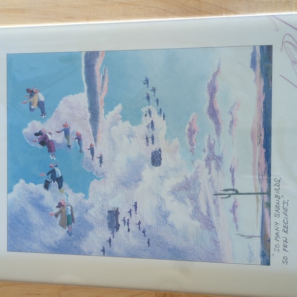LEEDY Art "So Many Snowbirds, So Few Recipes" - Picture 2 of 6